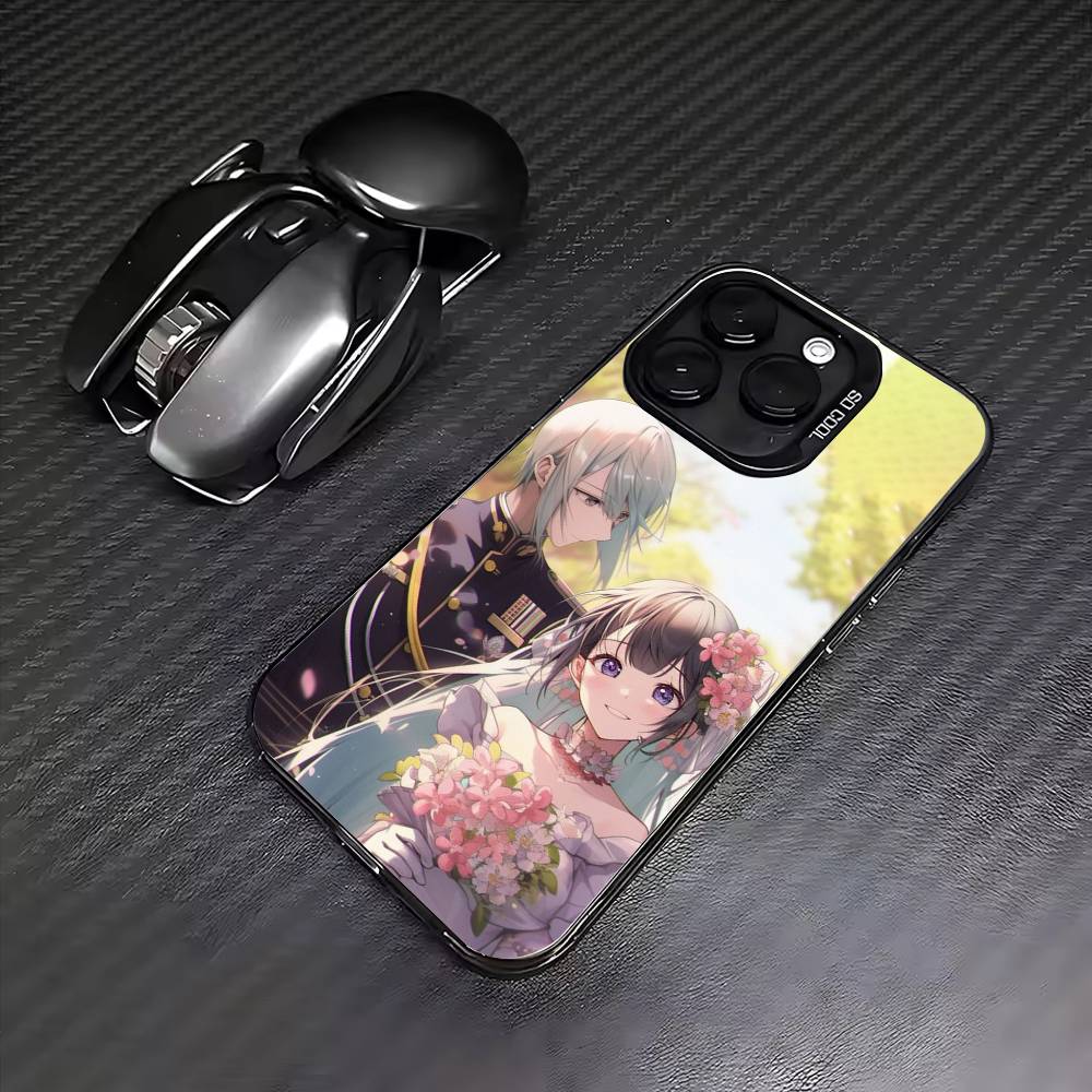 Anime M-My Happy M-Marriage  Phone Case For iPhone17,16,15,14,13,12,11 Plus,Pro Max Colored Silver Plated Inside Cover