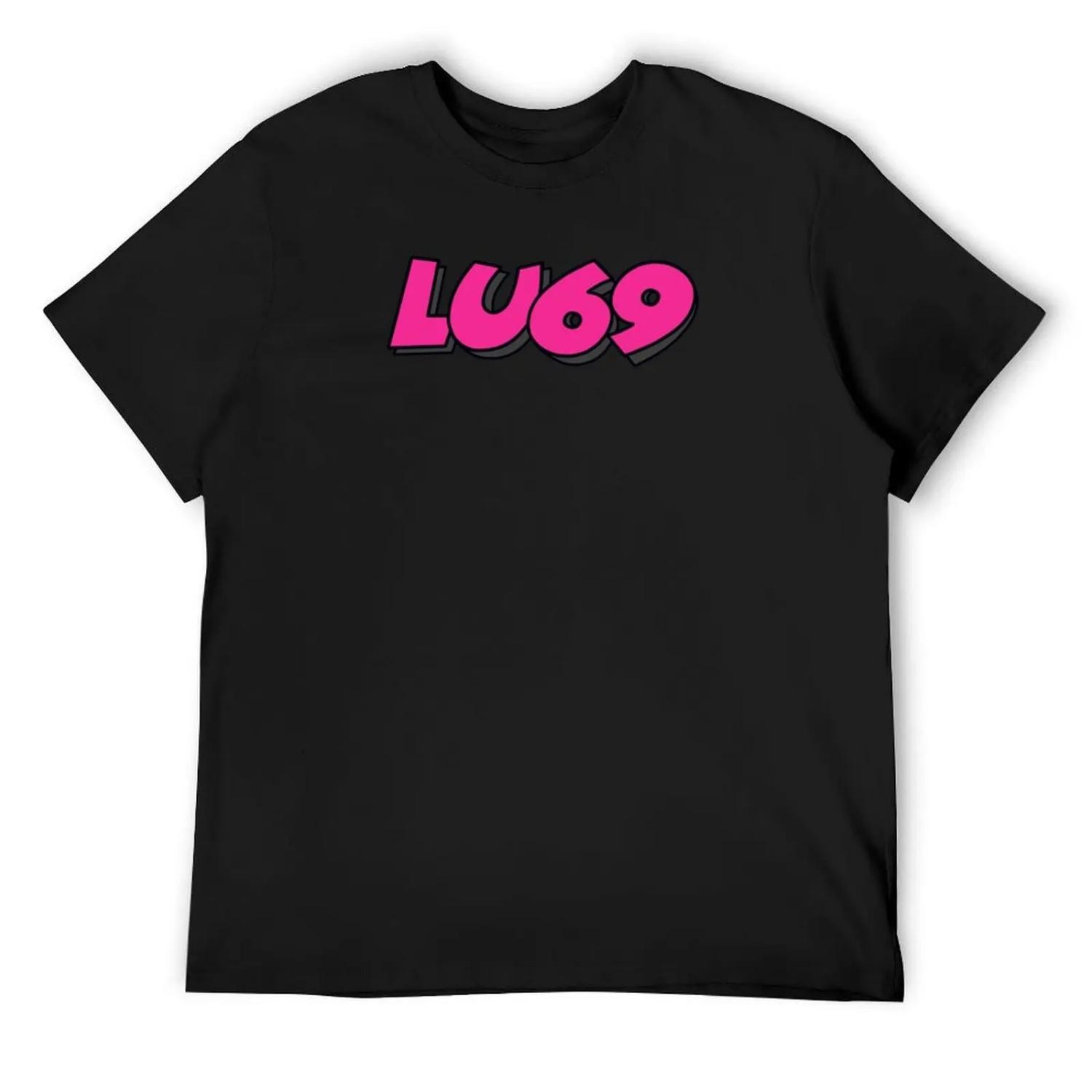 

Lu 69 sticker moto T-Shirt blanks kawaii clothes new edition Men s t-shirts XXXXXL чорний