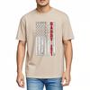 New Arrived Unisex Round Neck Tshirt Vintage Promoted To Daddy 2021 American Flag Design Anime For Him Tee Shirt Breathable Tee