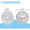 74mm 15 Flute Oil Filter Wrench, Cap Type Oil Filter Removal Tool Aluminum Oil Filter Cap Wrench for Cars (Model 903-3)