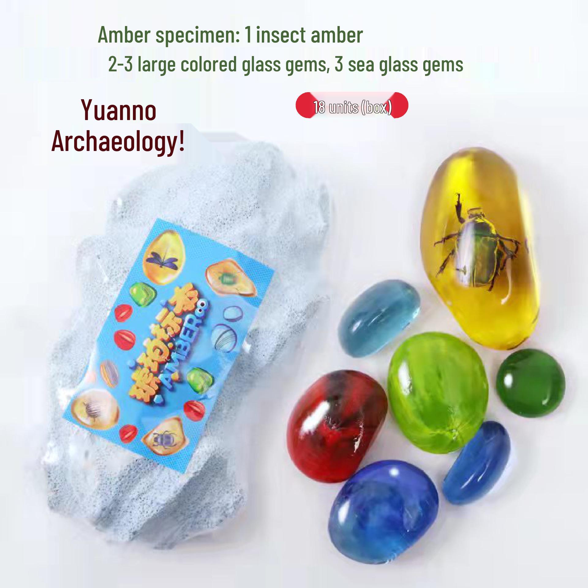 Pinocchio Amber Gem Excavation Kit: Insect Sprite Toy, Explore & Hunt Treasures