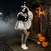 Women's Halloween Stage Performance Costume Cape, One Size Fits Most Adults for Parties and Events