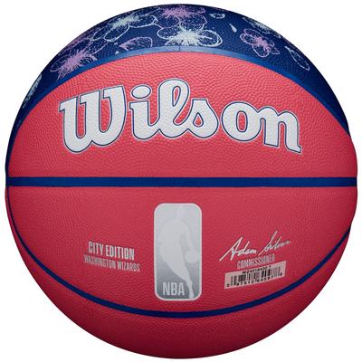 Wilson NBA Team City Collector Washington Wizards Ball, rosa Unisex-Basketball