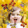 1-30PCS Random Magic Flying Butterfly In The Book Rubber Band Wind Up Toy Internet Celebrity Butterfly Simulation Party Gift