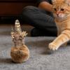 Ball-Katzenspielzeug Langeweile-Linderung Spielzeug Weiches Kaninchenfell Katzen Interaktives Spielzeug zum Spielen Bewegung Training Draußen Hund Kätzchen Welpe Haustier