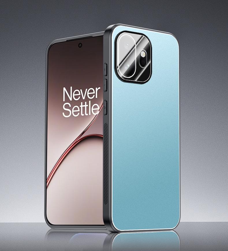 Compatible Case for OnePlus 13/15T, Ace 5/6, Turbo 6V - Metal & Matte Finish with All-Inclusive Lens Cover