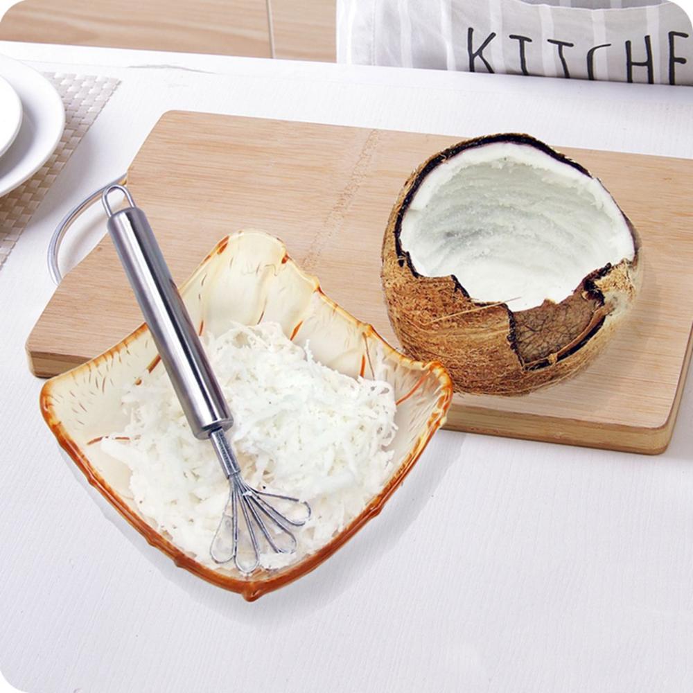 Multi-Purpose Slicer Scraper Fruit Tool Coconut Shaver Grater Coconut Meat Remover Fish Scaler