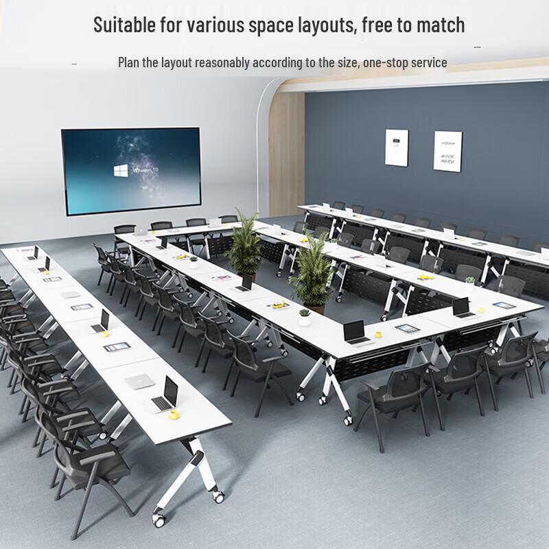 Yulongshan Mobile Folding Training Desk and Chair Set