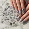 2pcs/set Football Design Nail Stickers Glittering Football Nail Decoration  Sports Events