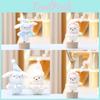 Plush Rabbit Bear Keychain With Hat And Cape Design For Girls And Kids Accessories