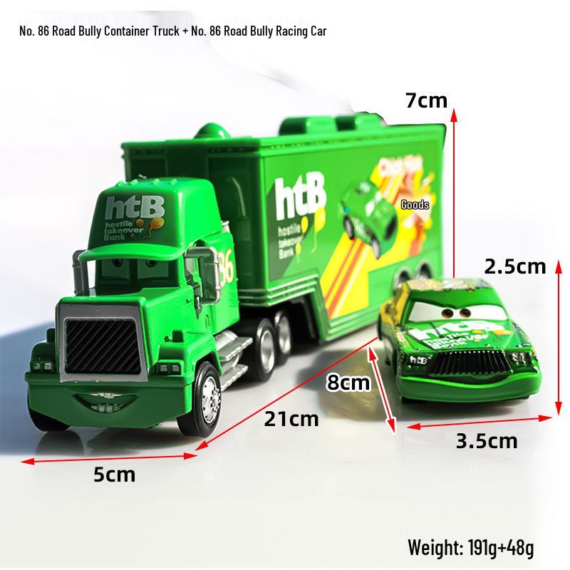 Mack Truck & Race Car Alloy Toy Set for Kids