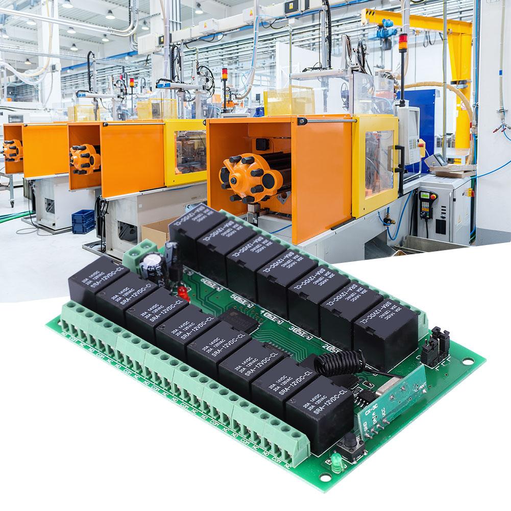 Kablosuz Uzaktan Kumanda Anahtar Verici DC12V 15 Kanal Röle Alıcı Kartı
