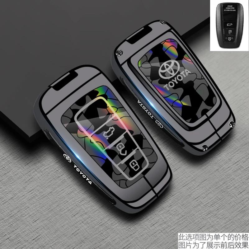 Car Remote Key Case Cover Shell For Toyota Corolla Prius Camry CHR C-HR RAV4 Altis Land Cruiser Prado Protector Keyless