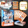 Brangdy 4-in-1 Educational Card Game Set