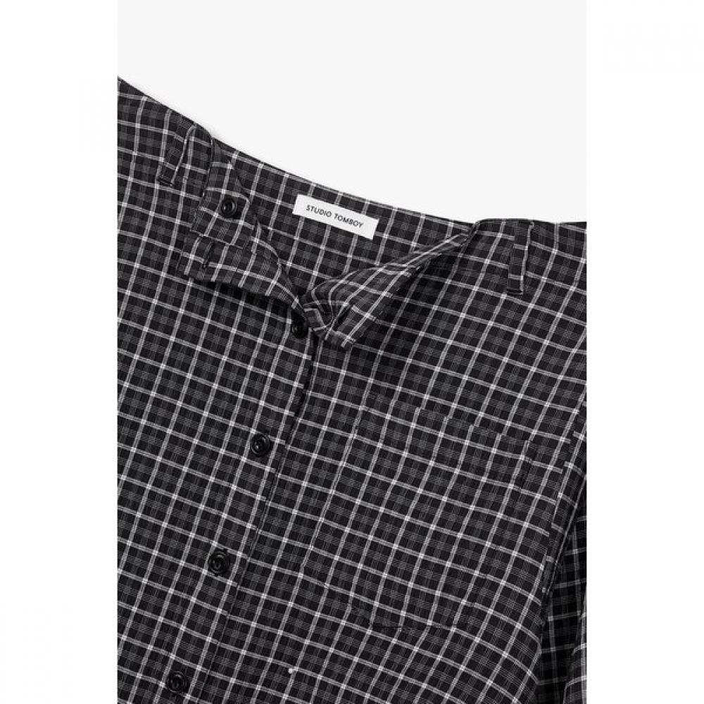 STUDIO TOMBOY Two Way Check Shirt Skirt 9106221219ct