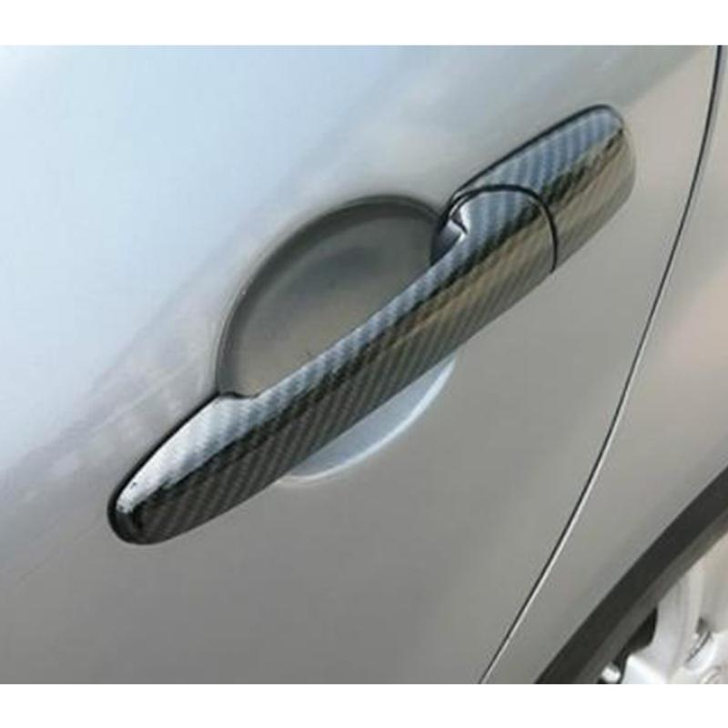 Carbon Fiber Door Handle Cover for Ford Fusion MK1 2006 2007 2008 2009 2010 2011 2012 Car Protective Accessories Stickers Trim