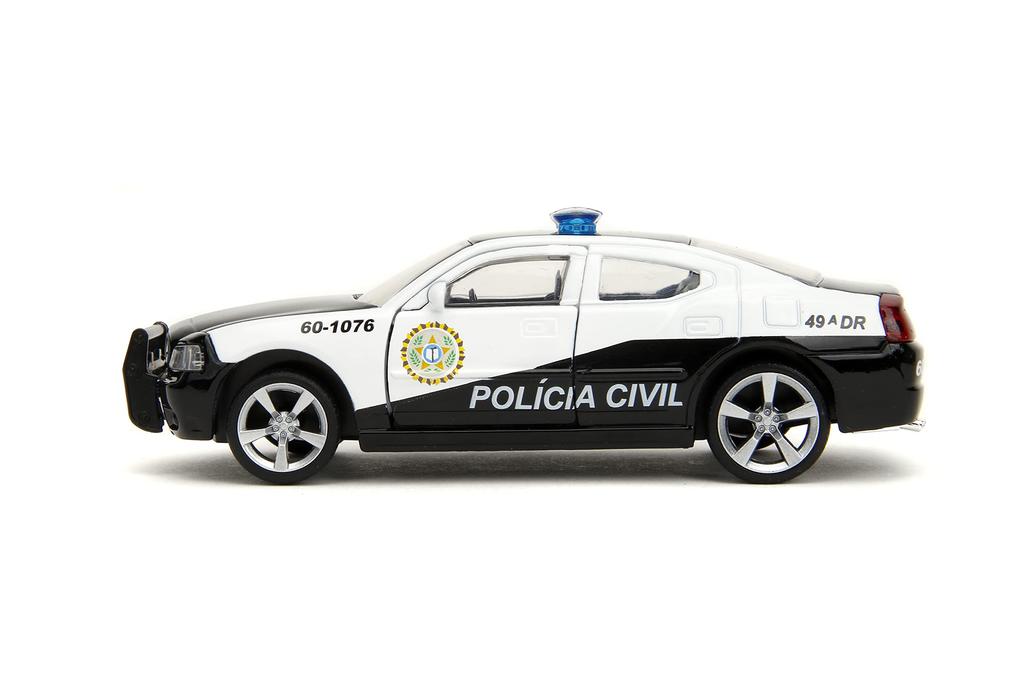 Fast Furious 2006 Dodge Charger Police Car Diecast Car Toy for Kids and Adults & 132