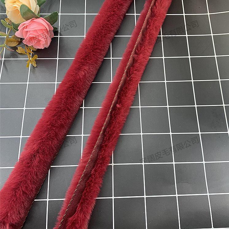 Handmade Imitation Otter Fur Trim for Hanfu Cloak and Apparel Accessories