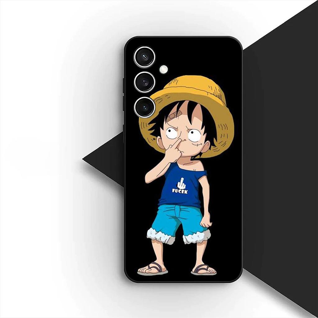 Cover for Samsung Galaxy S20 S22 S21 FE Ultra Plus A07 A17 A15 A16 A25 A57 A37 Phone Case Trafalgar Water Law One Piece Luffy