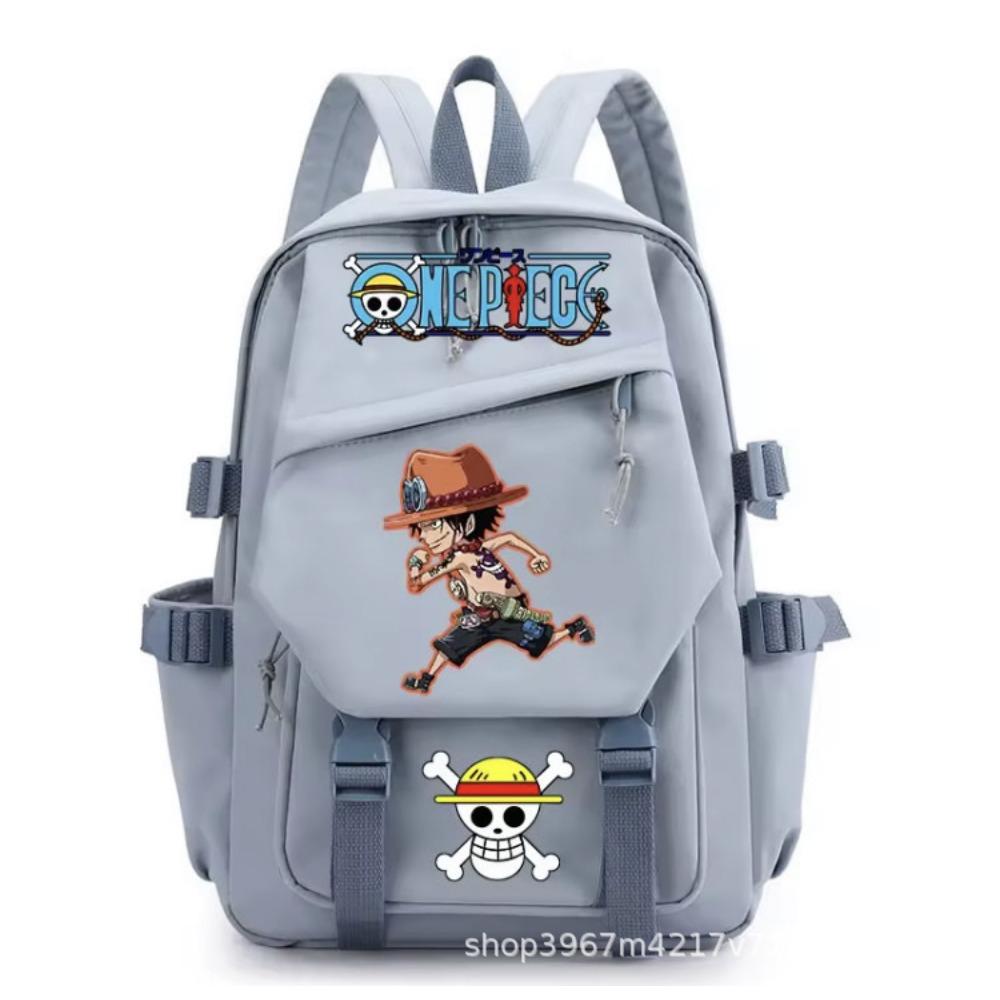 ONE PIECE High School Junior High School Student Elementary School Bag Luffy Fashion Trend Large Capacity Teen Backpack