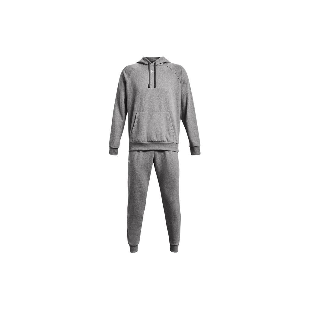 Under Armour Fitted Casual Hoodie And Jogger Set Men Sets Gray 1379768-025
