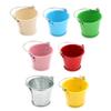 1/12 Metal Watering Can Buckets Garden Miniature Decoration For Children Kids Dolls Acces Dollhouse Miniature Furniture Toys