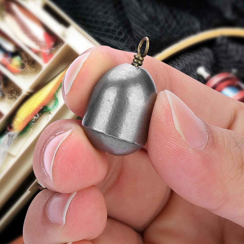 18pcs Eco friendly Fishing Sinker Iron Weight Fish Casting Tool Set with Box