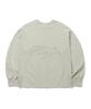 Bieseulaebis Laser Logo Washed Long Sleeve T-Shirt Ivory