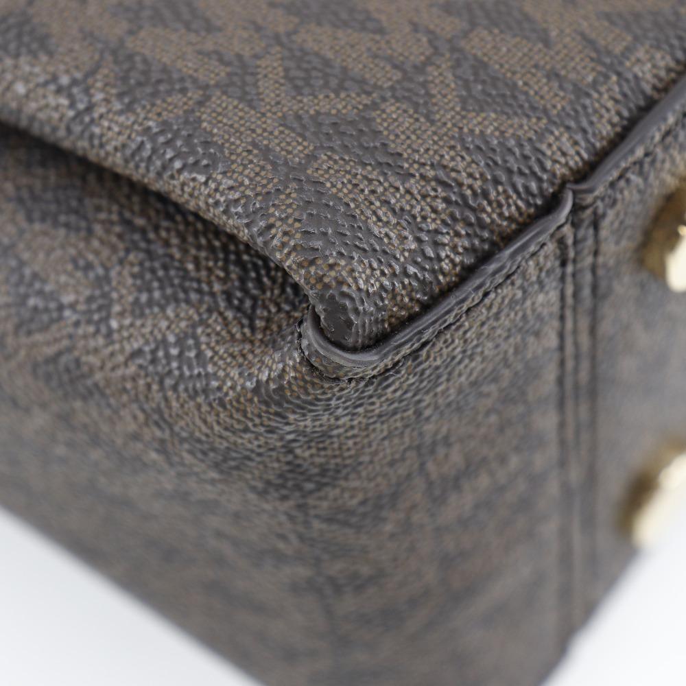 Michael Kors Susan Handbag 30F1GUSS2B 2WAYShoulder Brown PVC Women Used