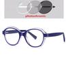 Anti Blue Rays Round Shortsighted Prescription Glasses Women  Spring Hinge Stundent Myopia Spectacles 0 -0.5 -0.75 To -6.0