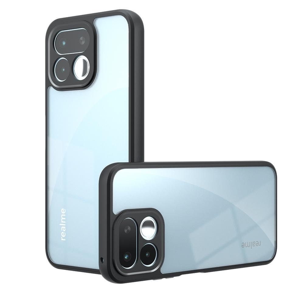 Für Realme 16 Pro+/16 Pro/16T Hülle Premium Semi-Transparent Hautfreundlich Ultradünn Wärmeableitung Anti-Rutsch Bumper Abdeckung Funda