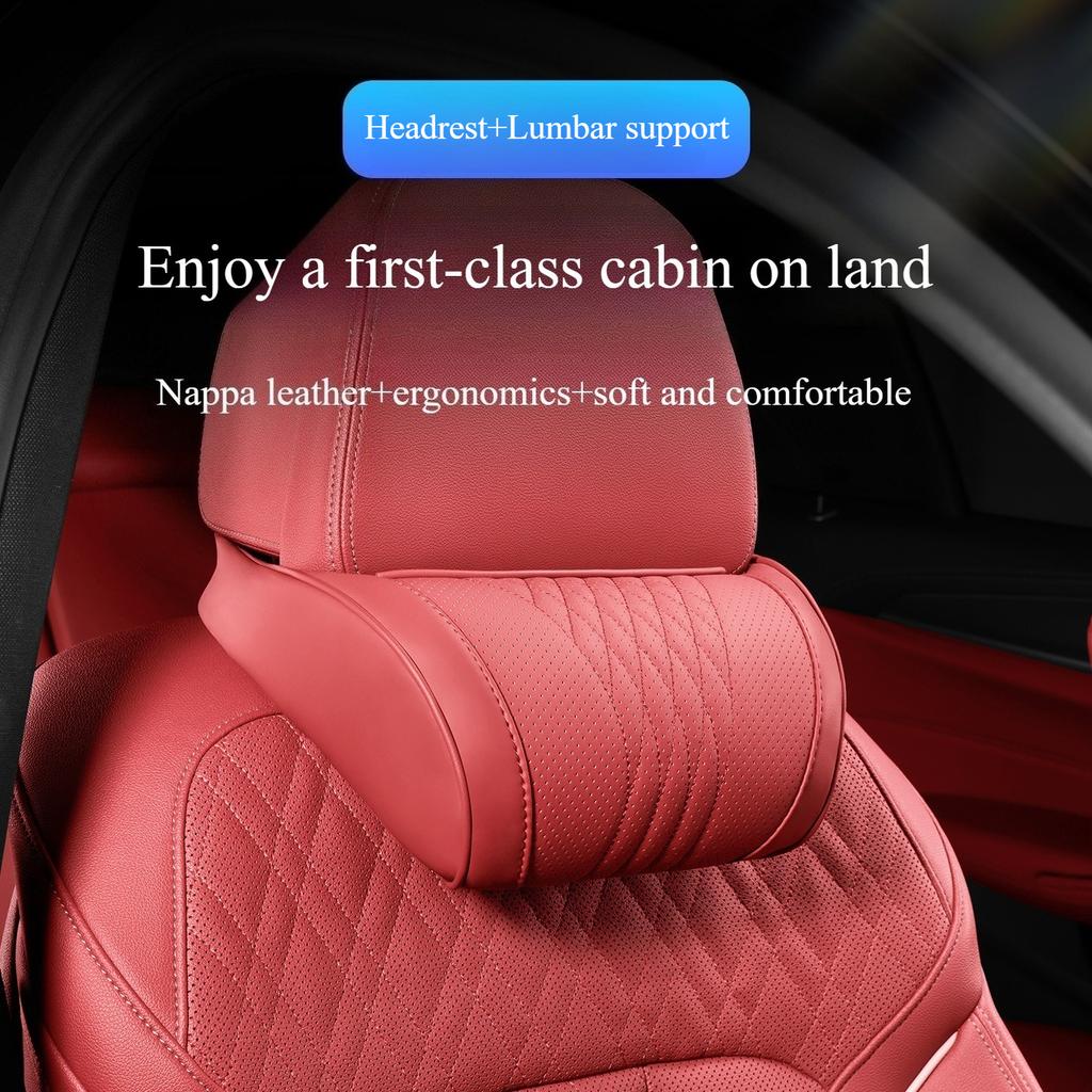 Memory Cotton Car Headrest Lumbar Support Head And Shoulder Cushion for Vehicle Accessories Comfortable Neck Pillow