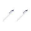 15 Oil-Based Ballpoint Pen 0.5 Blue 5-Classic-W-BL (x2) Zerography Pen Tip 0.5mm Ink Color Blue