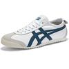 ONITSUKA TIGER Mexico 66 Synthetikleder Lässig Bequem Rutschfest Langlebig Low-Top Lifestyle-Sneaker Unisex-Sneaker Tiefblau Weiß D4J2L-0145