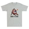 Crossover Basketball Holy Cross Satan Jesus Funny Graphic Vintage Unisexs Tshirt