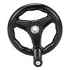 16mm Hole Diameter Lathe Hand Wheel 0.63 x 6.3in Hand Wheel Durable Universal Handwheel  Grinders