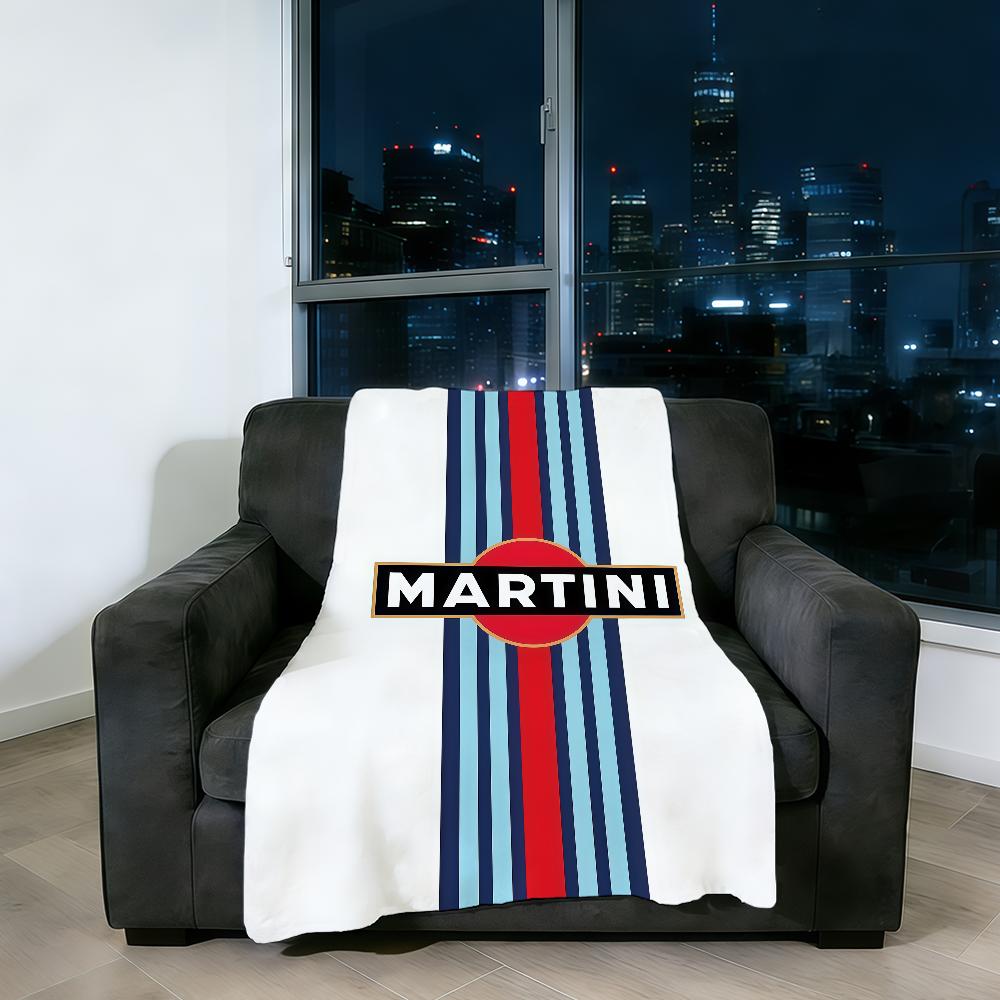 Decke Super Logo R-Racing-ES M-Martini Warm Bequem Plüsch Überwurf Coole Decke Kind Zuhause Sofa Schlafzimmer Geschenk
