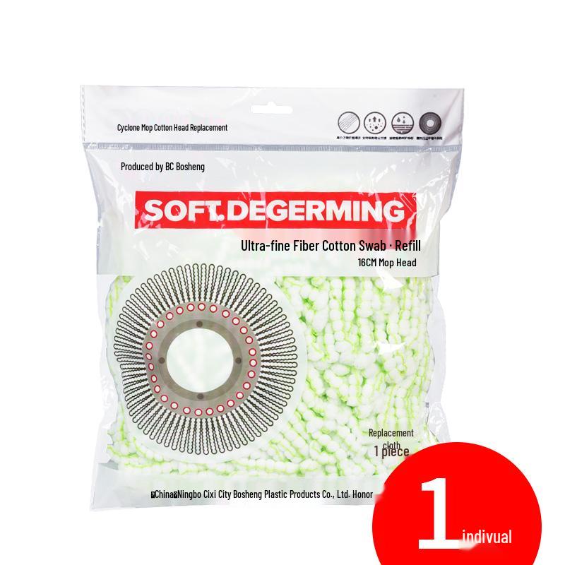 Stainless Steel Spin Mop with Dual Drive Hand Press and Replacement Head