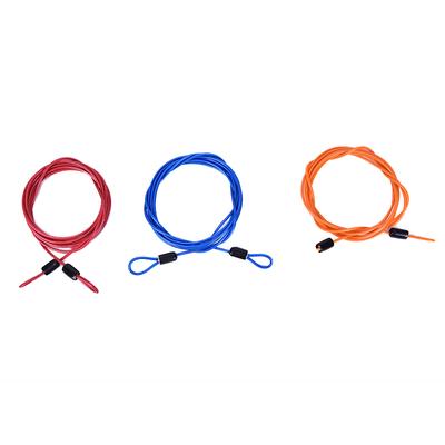 2 Meters Bike Security Double Loop Cable Strong Braided Steel For Bike Bicycle Motorcycles Chain Lock Useful Anti-theft