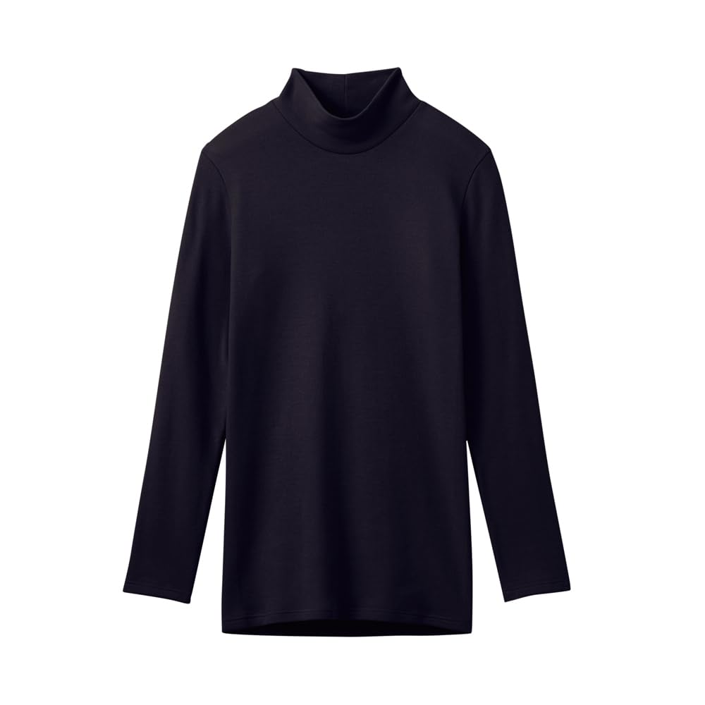 

Gunze HOTMAGIC MH4645 Long Sleeve Fluffy Size M Women s Innerwear, 100% Cotton, Moisture-Wicking, Heat-Generating, High-Neck, Black, чёрный