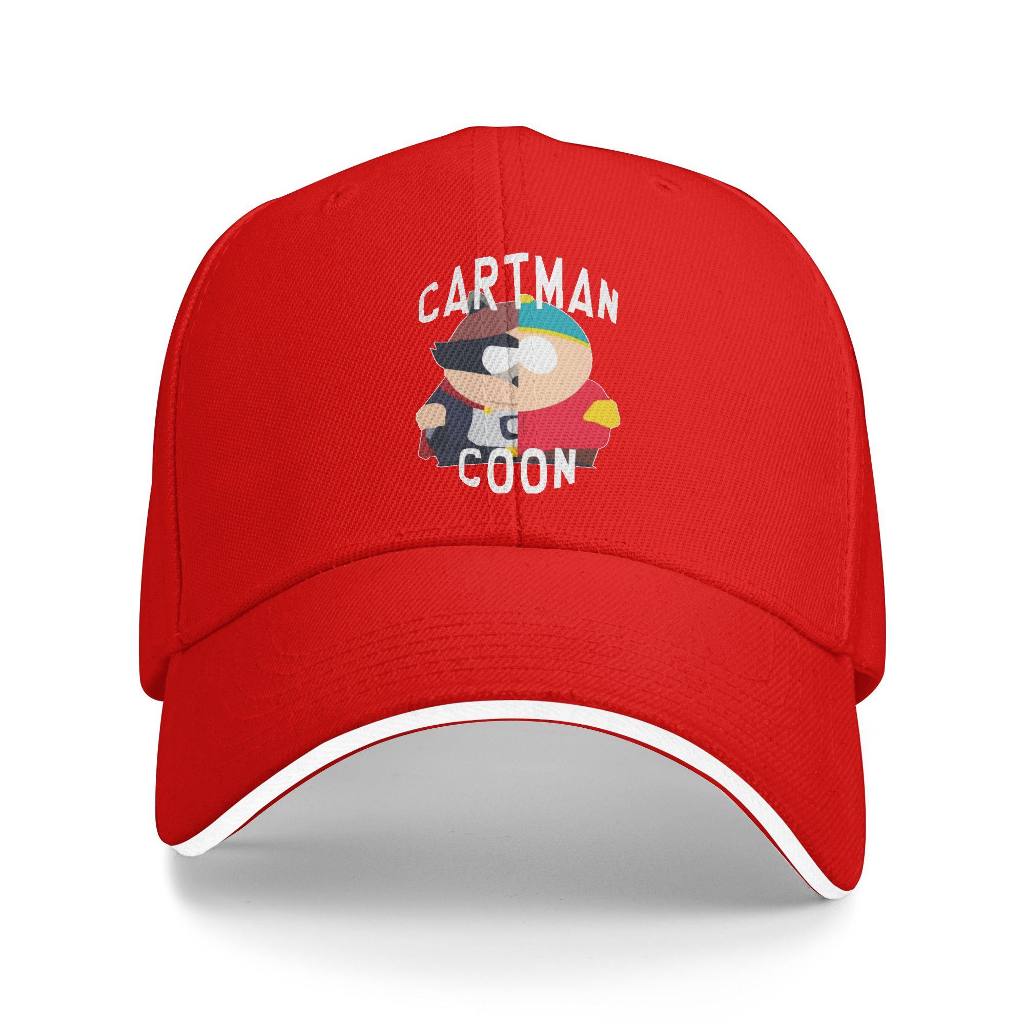 Women Unisex Eric CartUnisex  The Coon SouthParks Outdoor Hat  Adjustable Cap Casual Baseball Cap Snapback Hats One Size