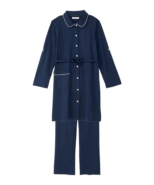 

Maternity pajamas born from voice Navy [Inujirushi Honpo] mom s M-L 200-8715 Темно-синій