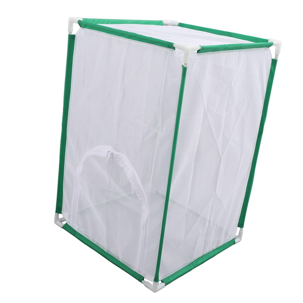 Mesh Cage 15.75x15.75x23.62in Butterfly Habitat Cage Plant Landscape Fiber Tube Enclosure