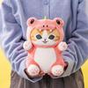 Mofusand Wild Cat Big Plush Toy, 2 Types, Approx. 25cm (Pink)