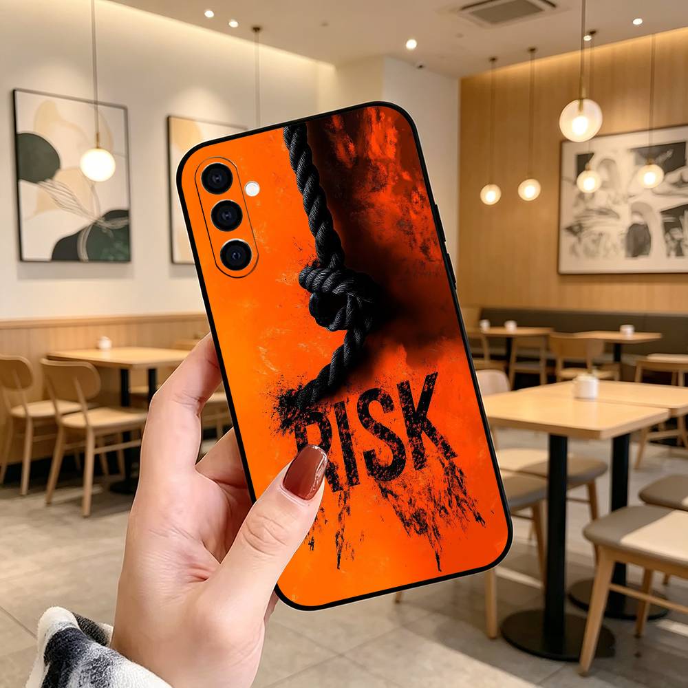 Day Trader RISK RICH   Phone Case For Samsung Galaxy A73,A72,A71,A70,A53,A52,A51,Others Soft Black Cover