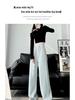 Women's Dark Gray Slimming Straight-Leg Sweatpants - Spring/Fall 2025