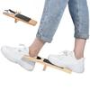 Durable Metal Shoe Lifter Boot Jack with Long Handle, Easy Removal Portable Shoehorn, Non-slip Grip Non Slip Helper Sturdy Iron Construction