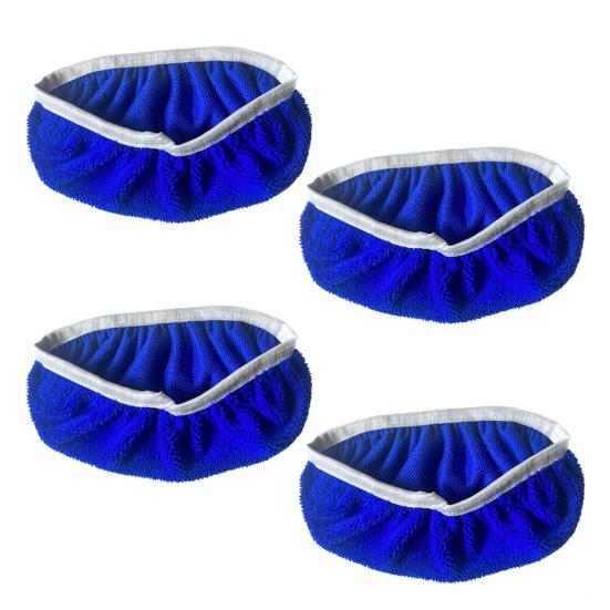 4/6Pcs Microfiber Flat Mop Replacement Cloth Cover Wet Dry Cleaning Washable Mop Covers for Swiffer Sweeping Mop