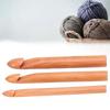 Bamboo Crochet Hook Handcrafted Knitting Needles Yarn Craft 20cmCelsius7.9in Large Crochet Hooks