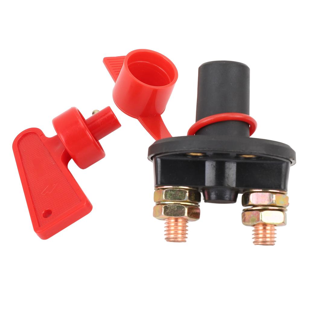 Master Battery Disconnect Switch 300A 12V 24V Rotary Operation Battery Cut Off Switch for Truck Car RV Yacht Marine